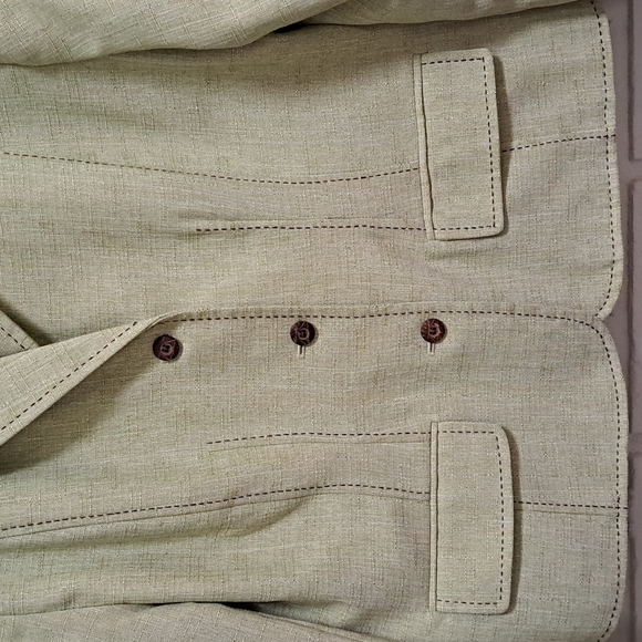 Alfred Dunner Green Lined BlazerJacket. Size 12P NWOT - Picture 4 of 7